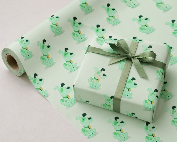 Minty Wrapping Paper