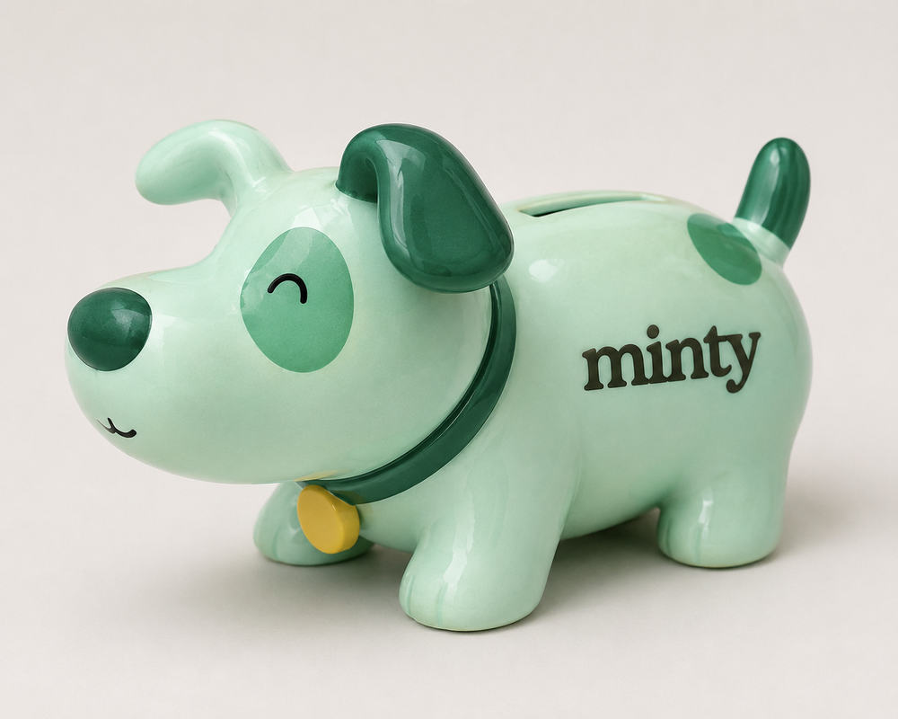 Minty Doggy Bank